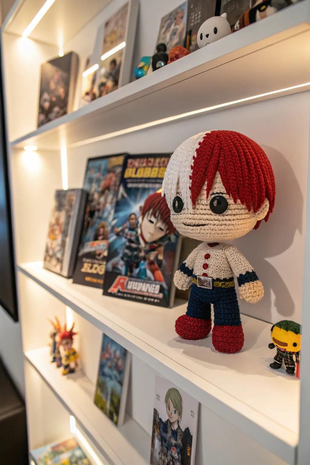 Embrace the hero within with a Todoroki Shoto crochet project.