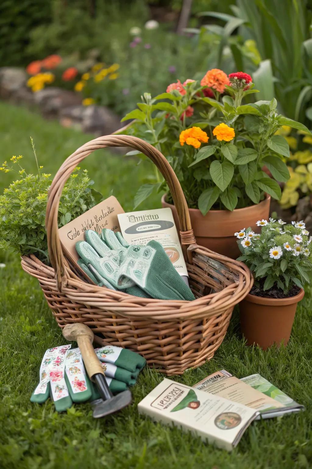 Cultivate your garden with this garden lover's paradise basket.