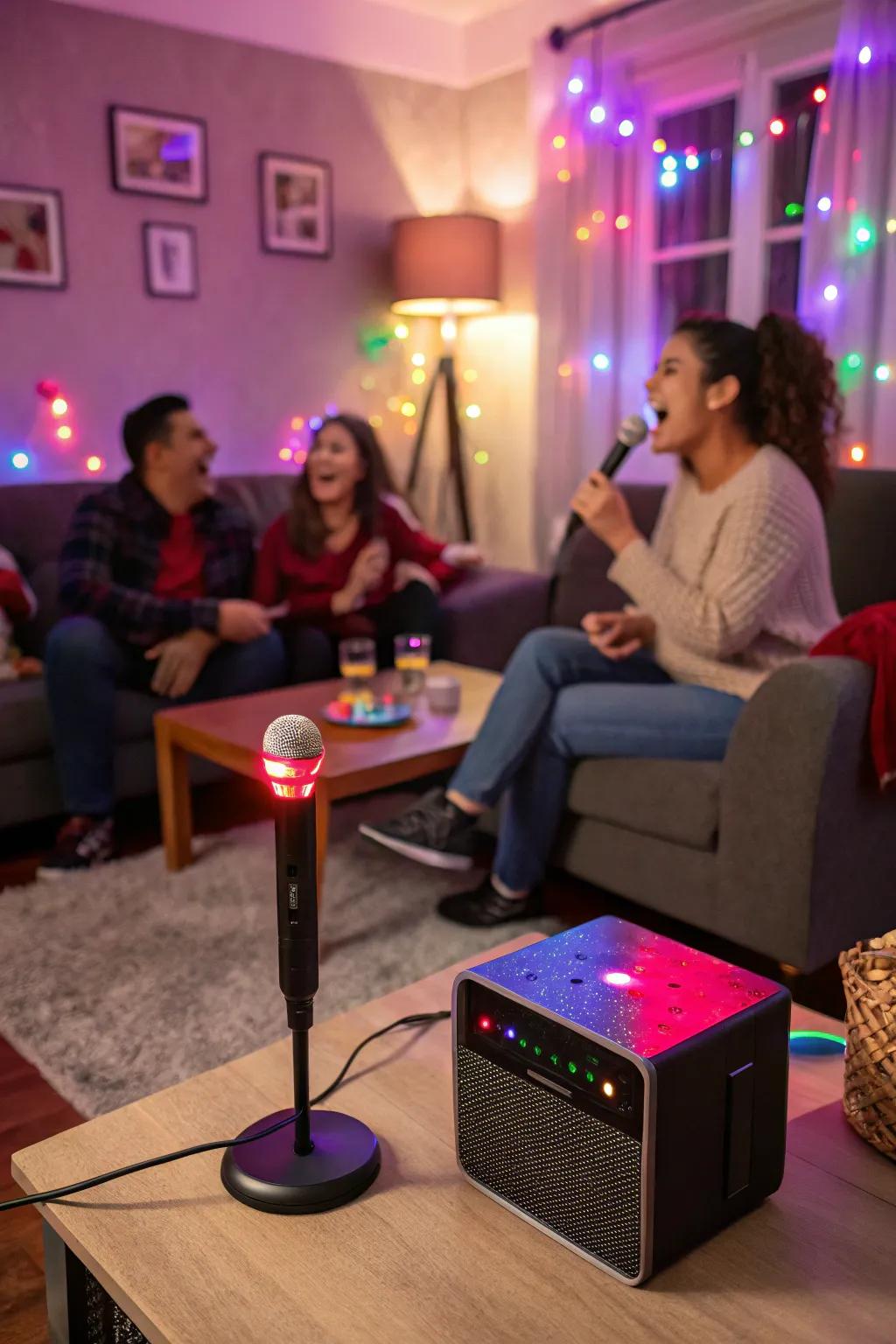 Sing your heart out with a fun karaoke night at home.