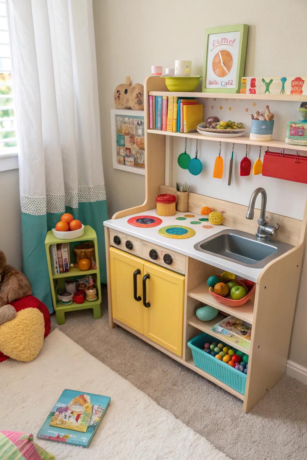 Encourage imaginative play with a kitchen set fit for aspiring young chefs.