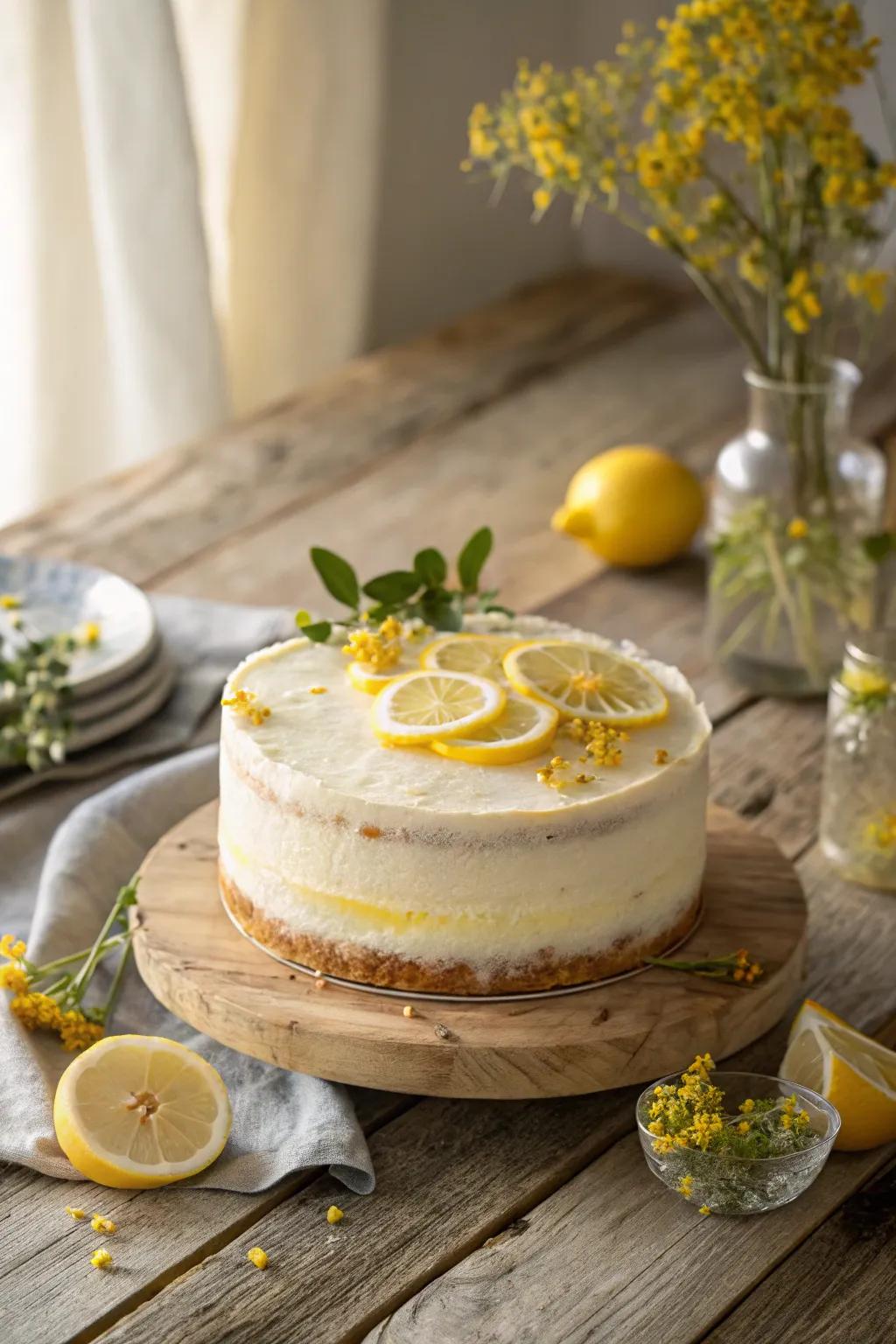 Delight in the refreshing elegance of a Lemon White Wine Cake—where citrus meets sophistication.