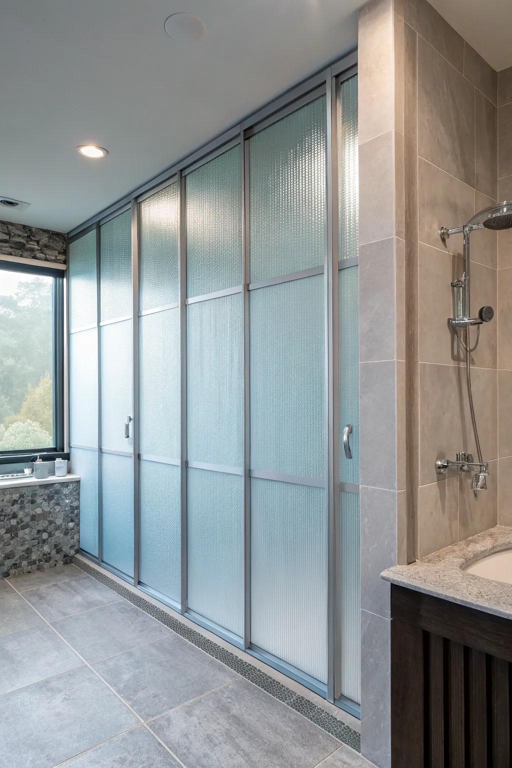 Revamp your shower space with stylish and durable polycarbonate panels for a modern touch.