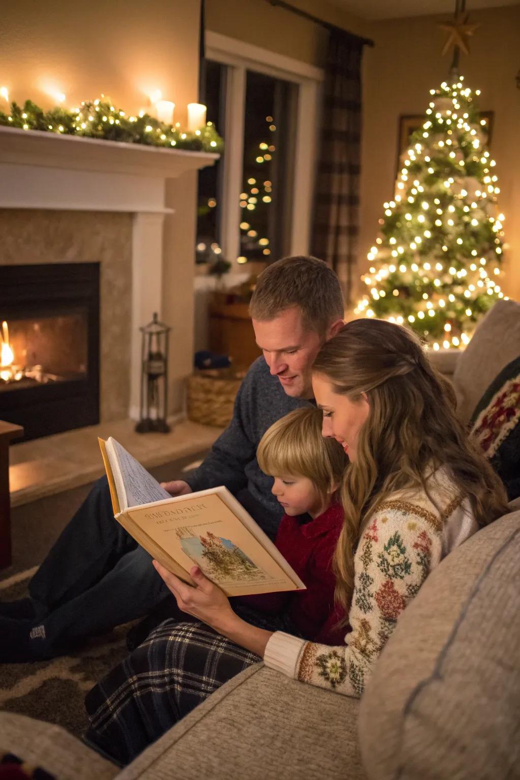 Reading the Nativity story keeps the focus on Jesus' birth.