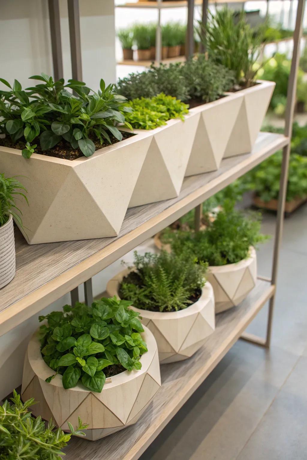 Elevate your plant game with chic clay planters.