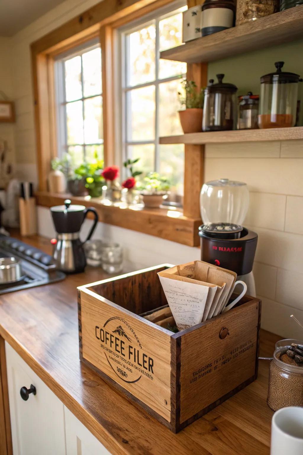 Create a personalized storage solution with a DIY wooden box.