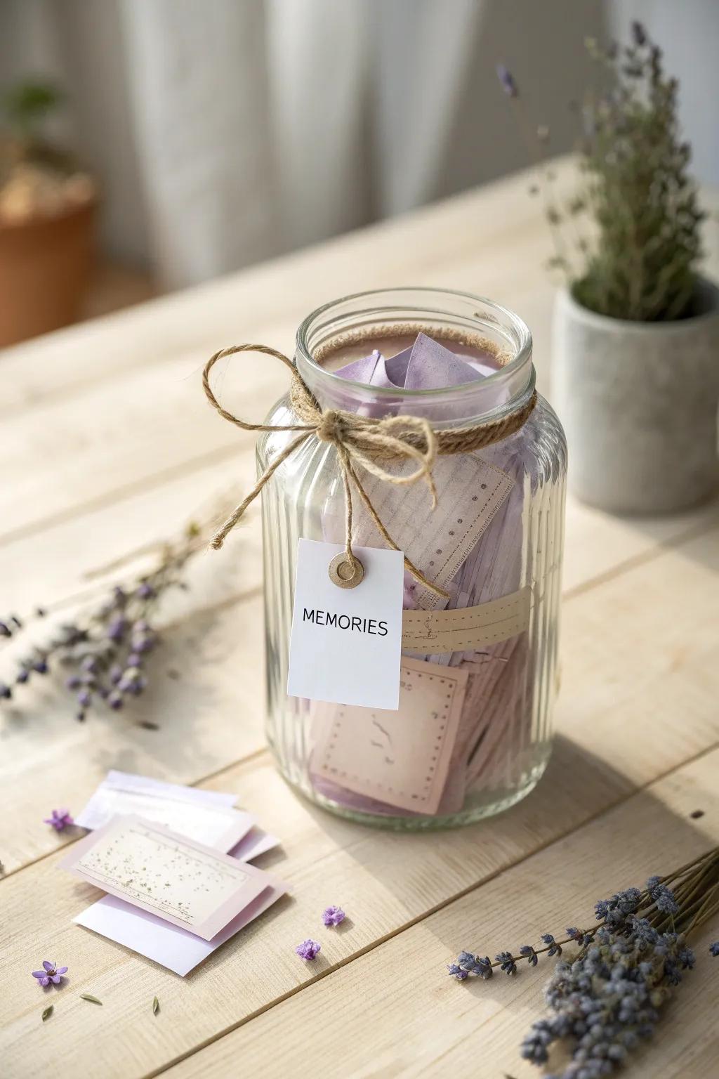 Capture your cherished moments with a DIY Surprise Memory Jar, a heartfelt gift for your best friend.