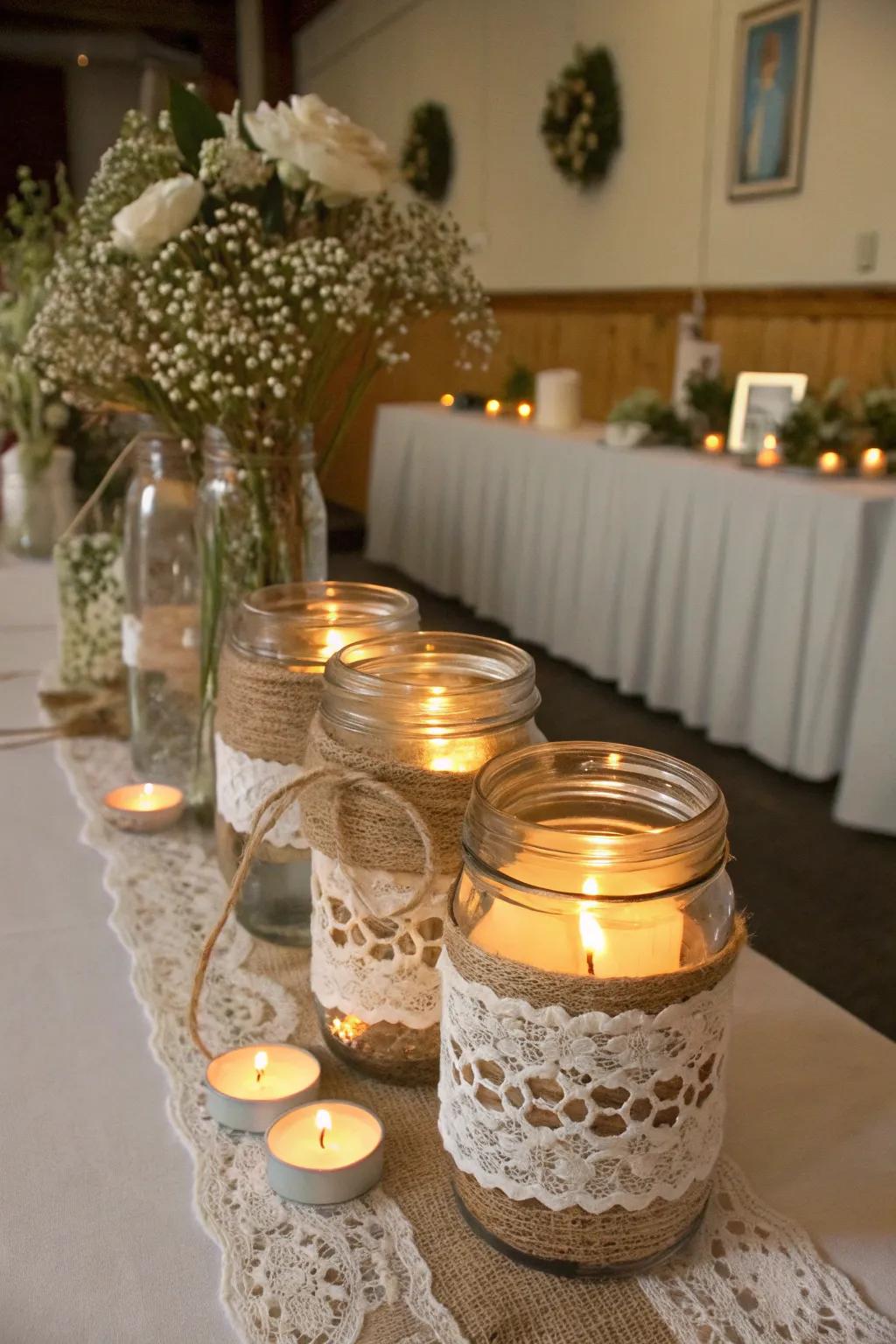 Enchanting mason jar lanterns