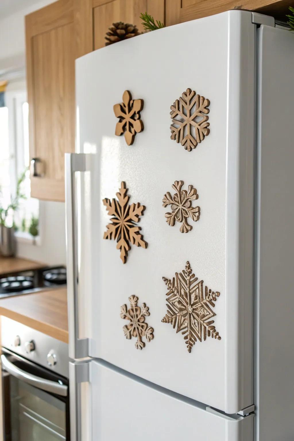 Transform your fridge with seasonal charm and Scandinavian simplicity!