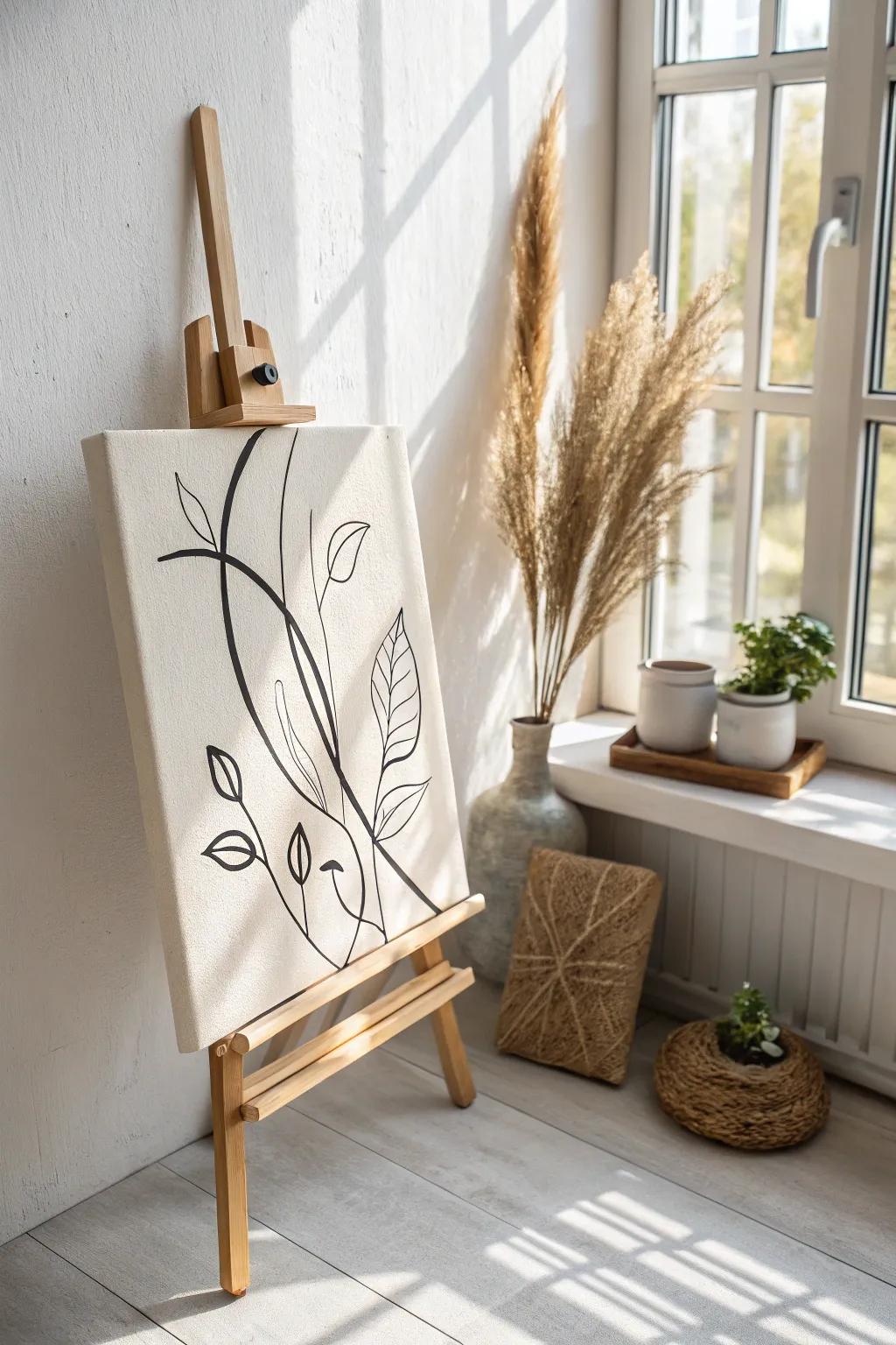 Embrace the elegance of simplicity with this minimalist masterpiece.