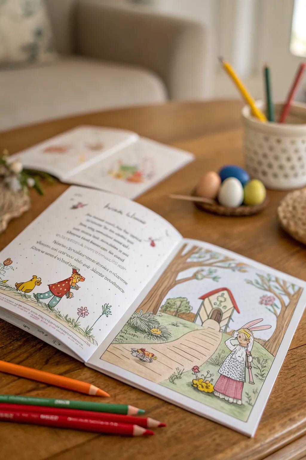 Storybook-style invitations enchant with whimsical illustrations.