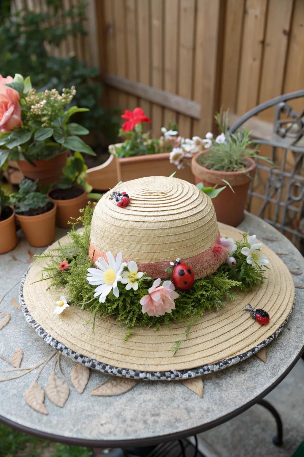 Bring a garden party to the Easter hat parade.