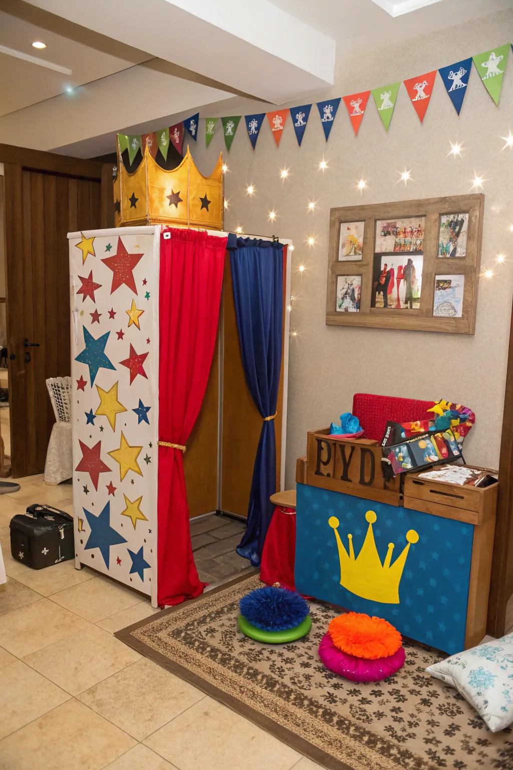 Capture joyful moments with an Epiphany themed photo booth filled with fun props.