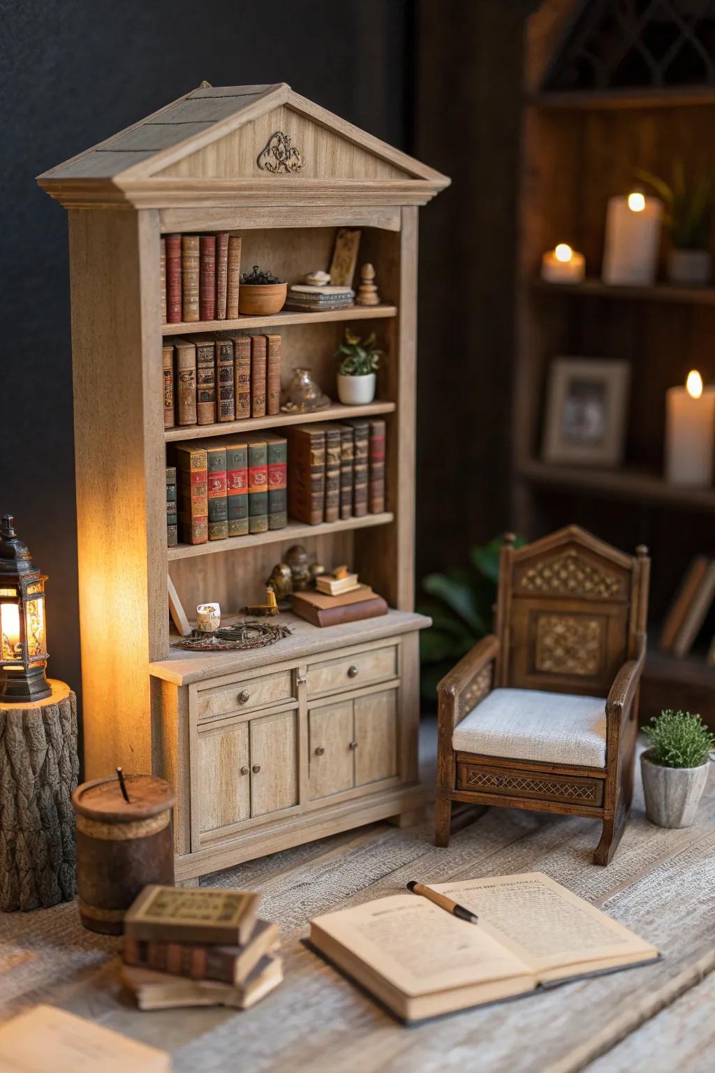 Step into the enchanting world of a mystic library, where ancient secrets await discovery.