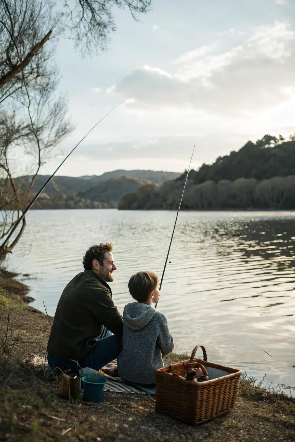 A peaceful fishing trip for Father’s Day