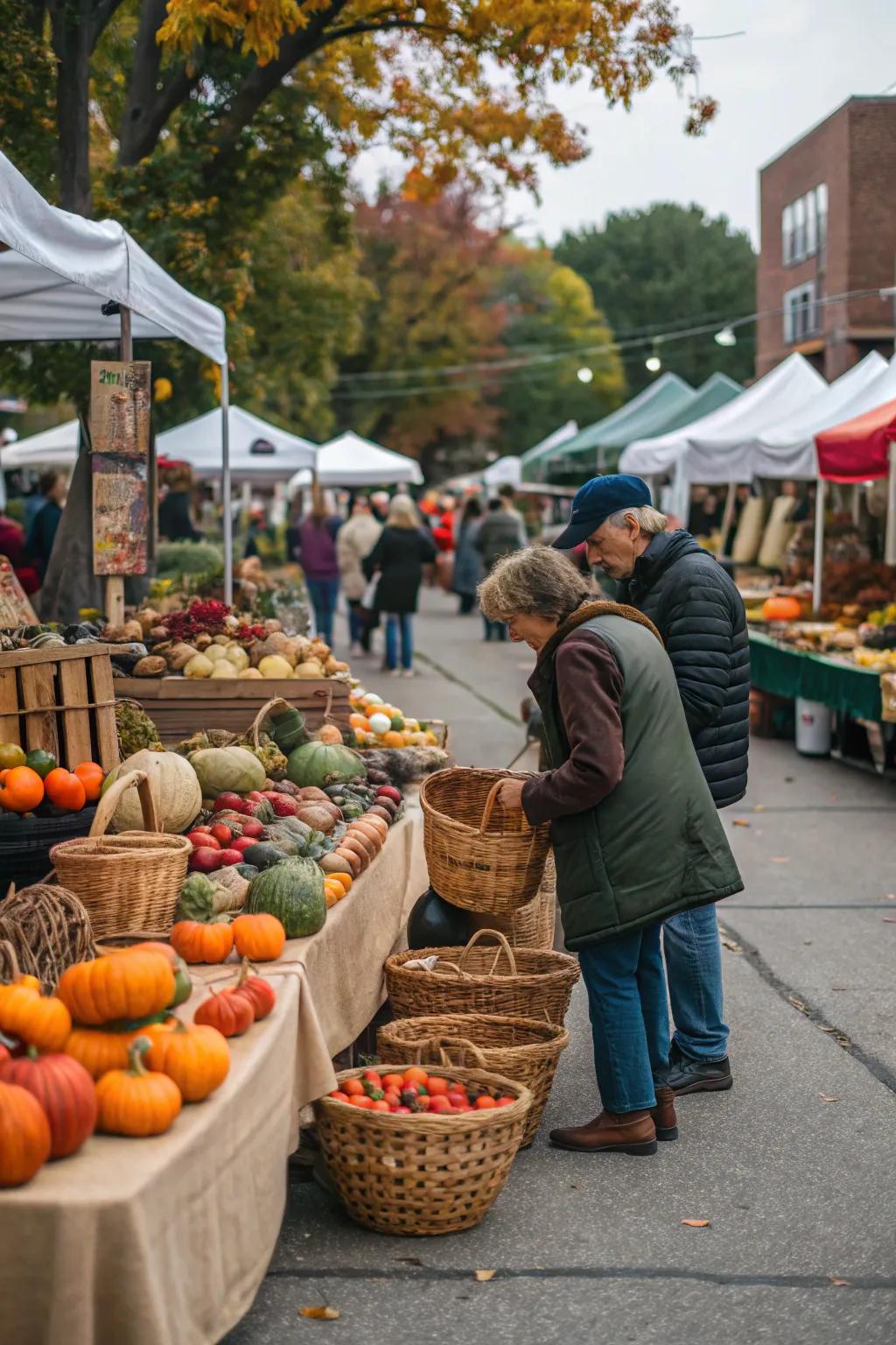 Discover seasonal delights and support local at a farmers market.