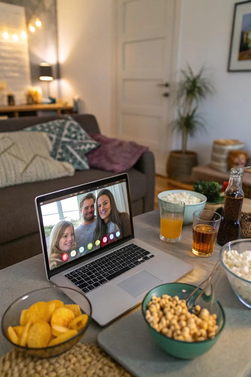 A virtual family gathering keeps everyone connected on Father's Day.