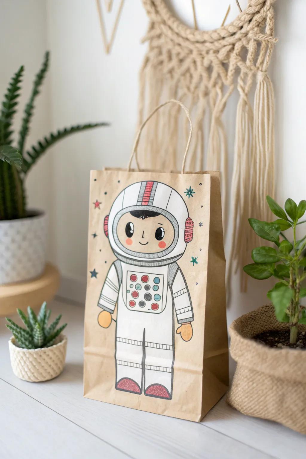 Launch your imagination with these adorable astronaut puppets! 🚀✨