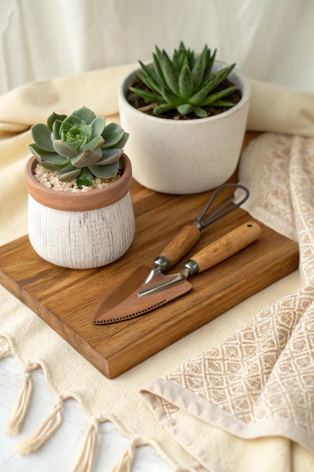 Embrace the beauty of nature with a touch of elegance. 🌿 Perfect for the plant lover's gift board!