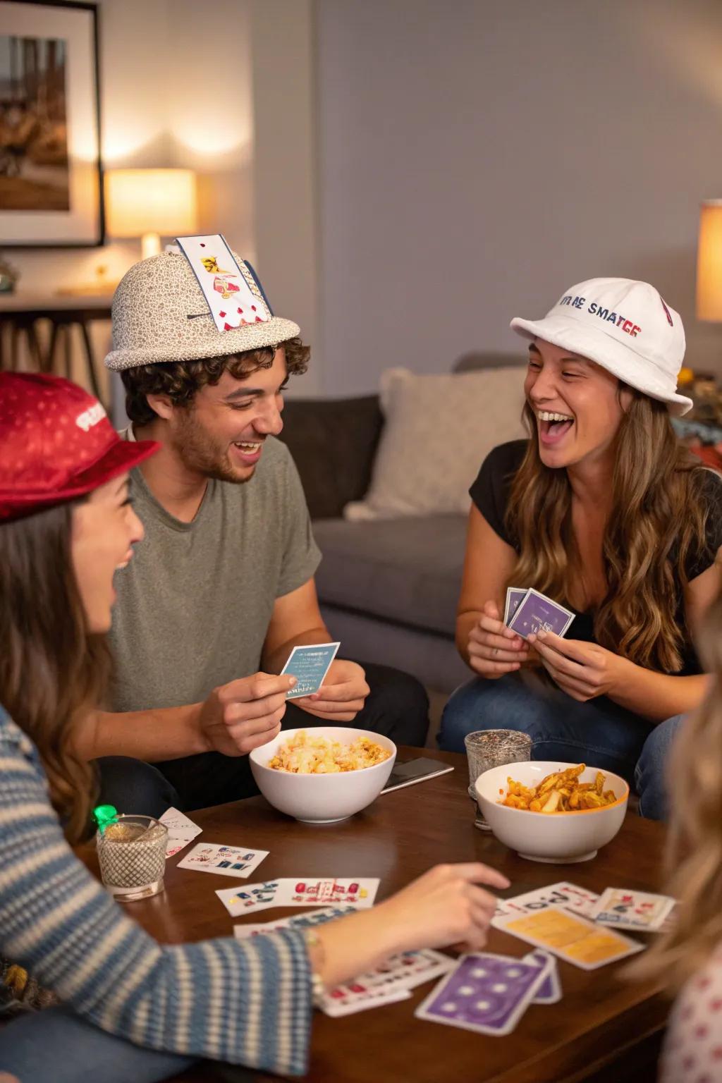 A hat trivia challenge sparks fun and learning.