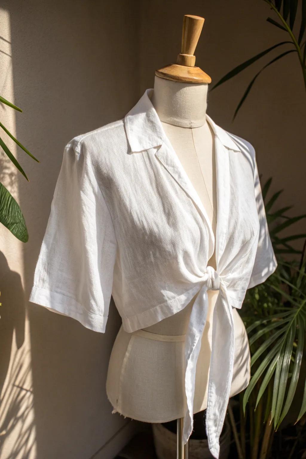 Elevate your style with a daring super-cropped front knot. Effortlessly chic and confidently bold.