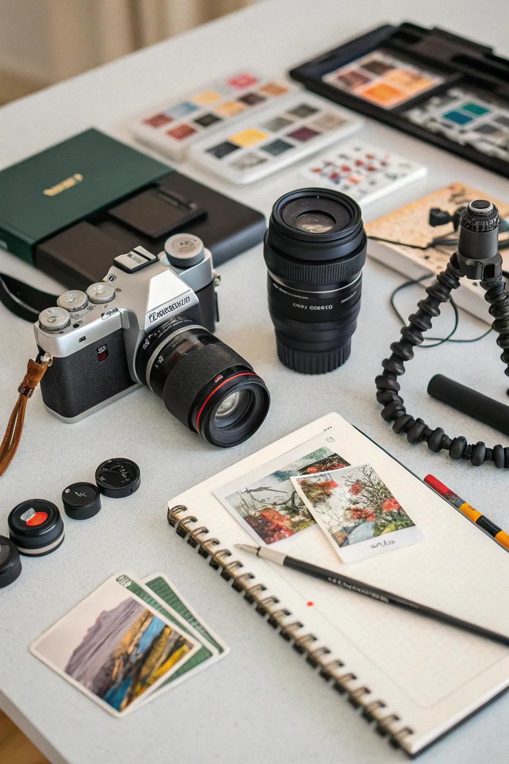 Inspire creativity with a comprehensive photography kit.