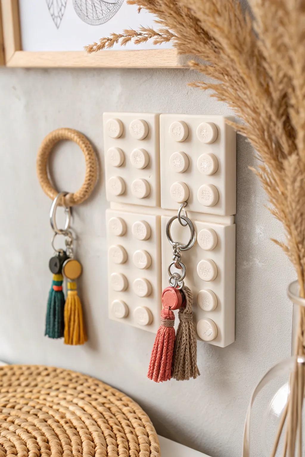 Transform playtime into art with this stylish Lego keychain holder! Minimalist elegance meets playful creativity.