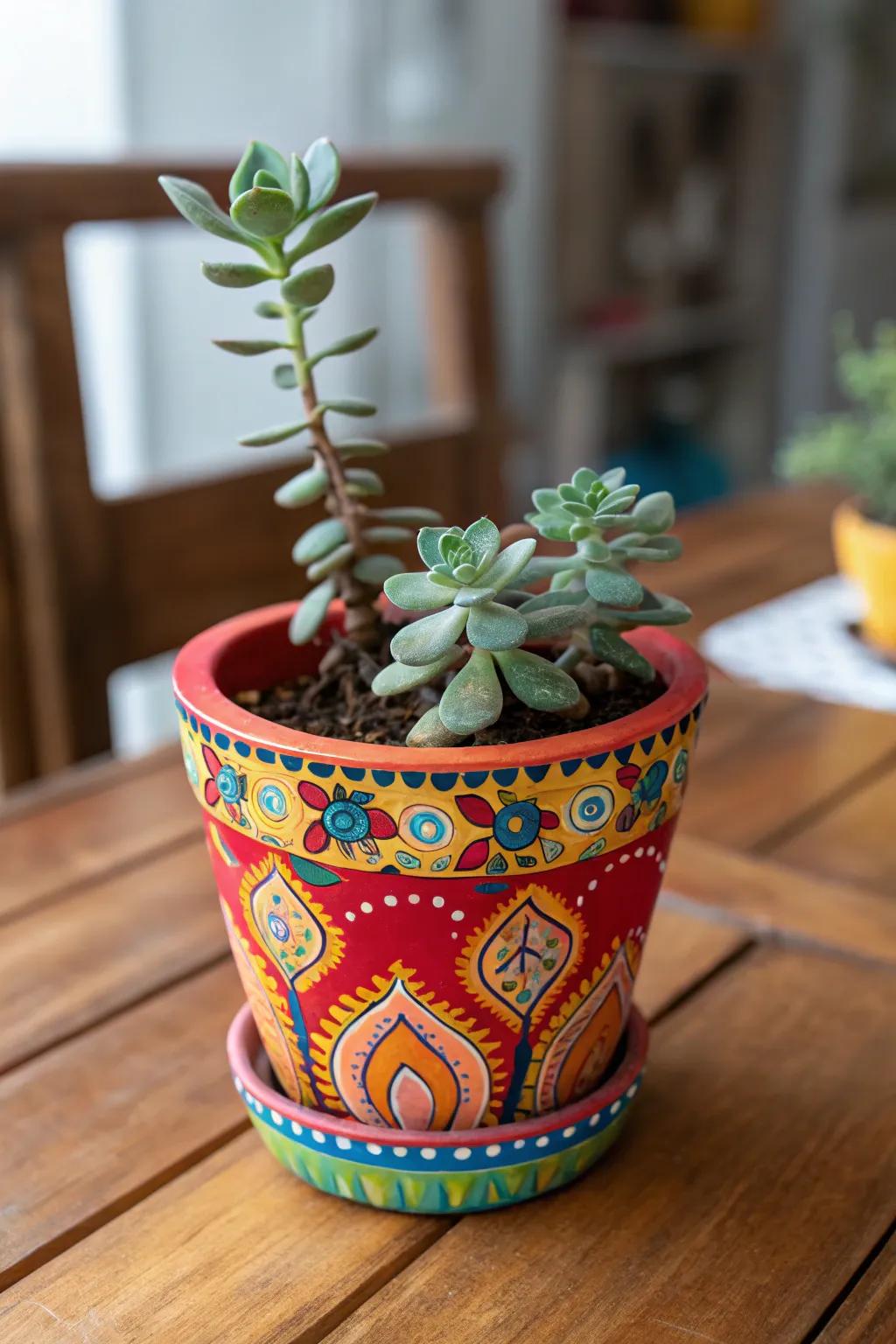 A DIY decorative planter to enhance any living space.