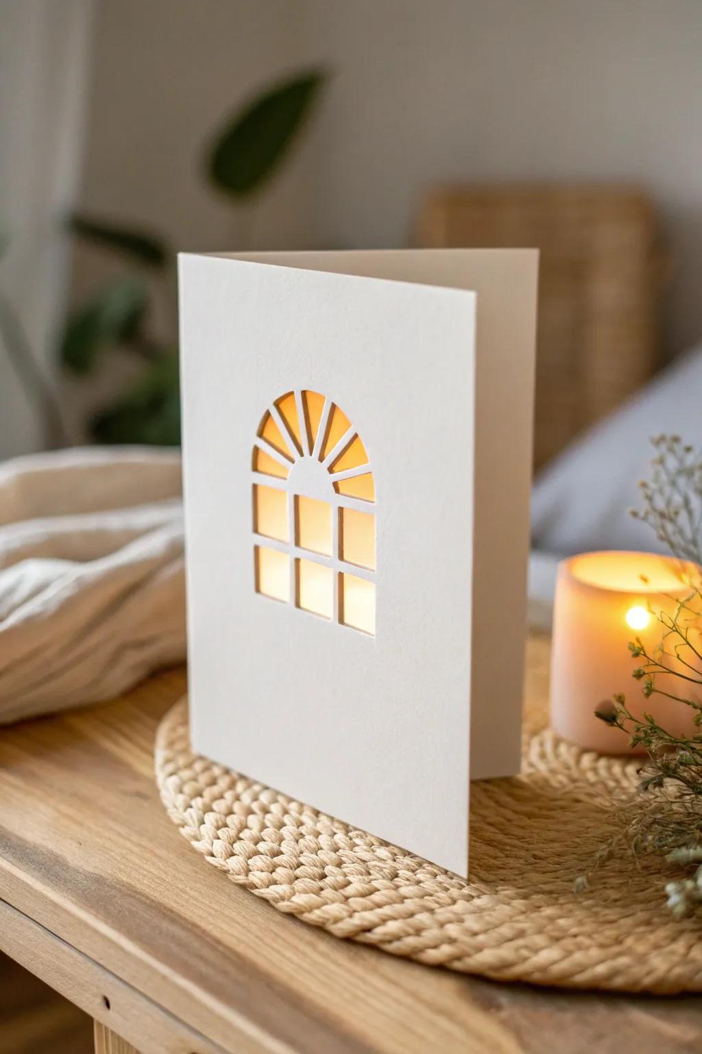 Awaken the day with a handcrafted Sunrise Surprise Card, where simplicity meets the gentle glow of dawn.