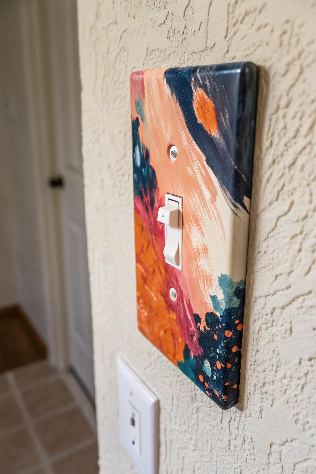 Transform your space with a touch of abstract art - where function meets creativity!