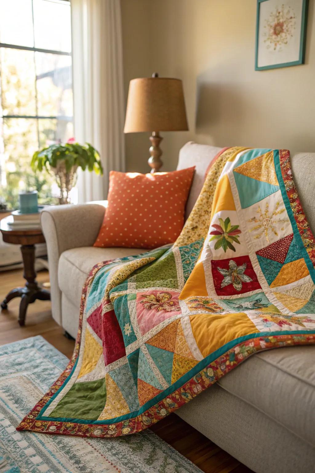 A memory quilt that wraps you in warmth and cherished memories.