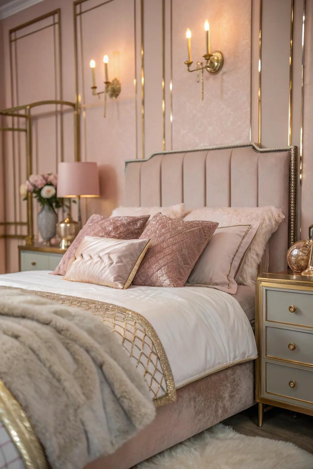 Soft blush pink adds romance and warmth to your space.