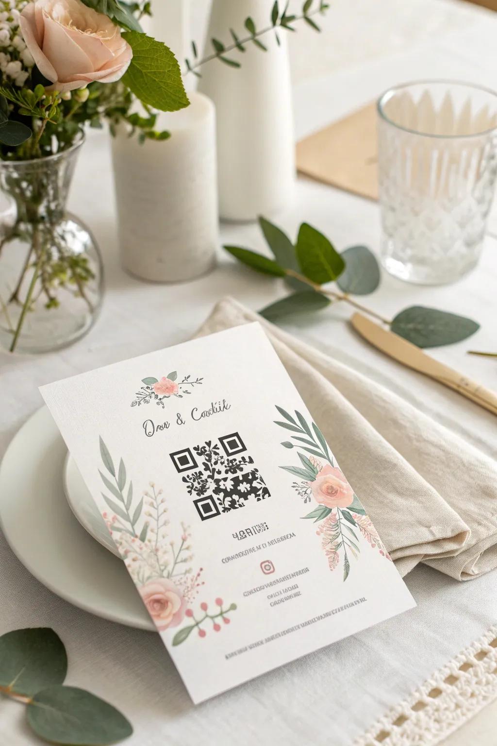 Unlock a special surprise for Mom with a personalized QR code invitation!