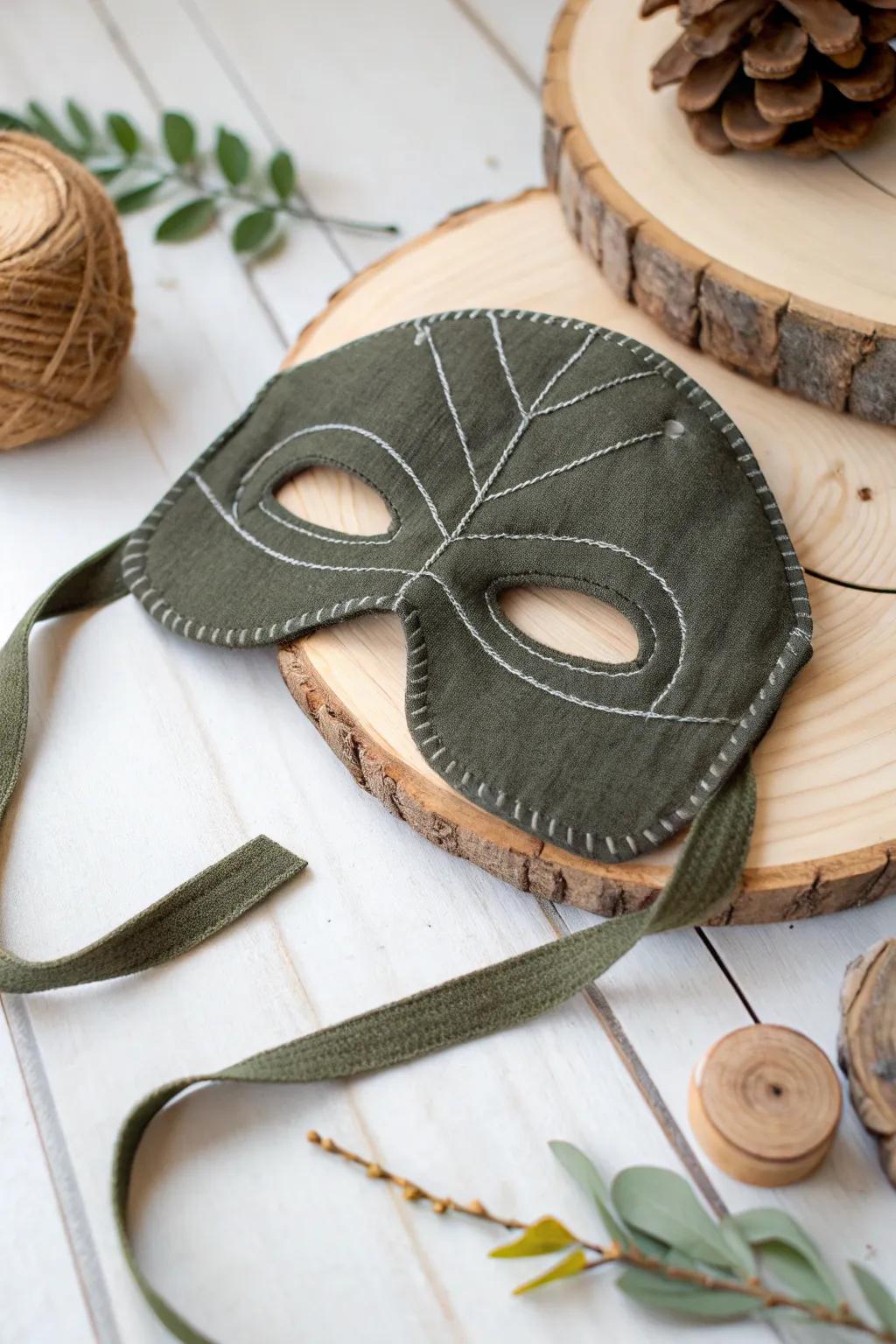 Craft your own adventure with these elegant felt ninja masks—where simplicity meets playful creativity.