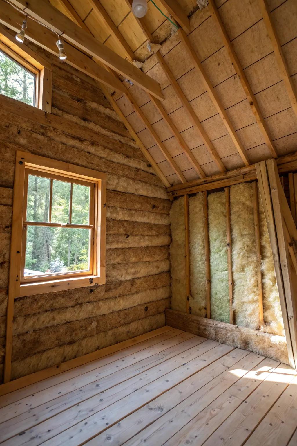 Eco-friendly insulation keeps the chill at bay.