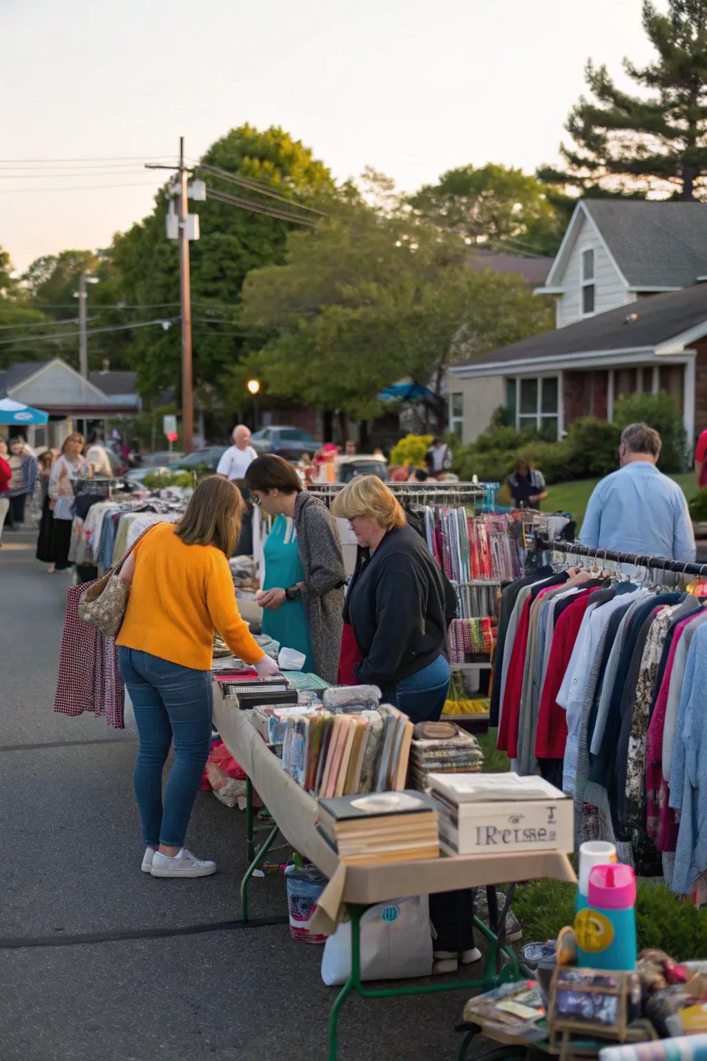 Peak times ensure a steady stream of enthusiastic shoppers.