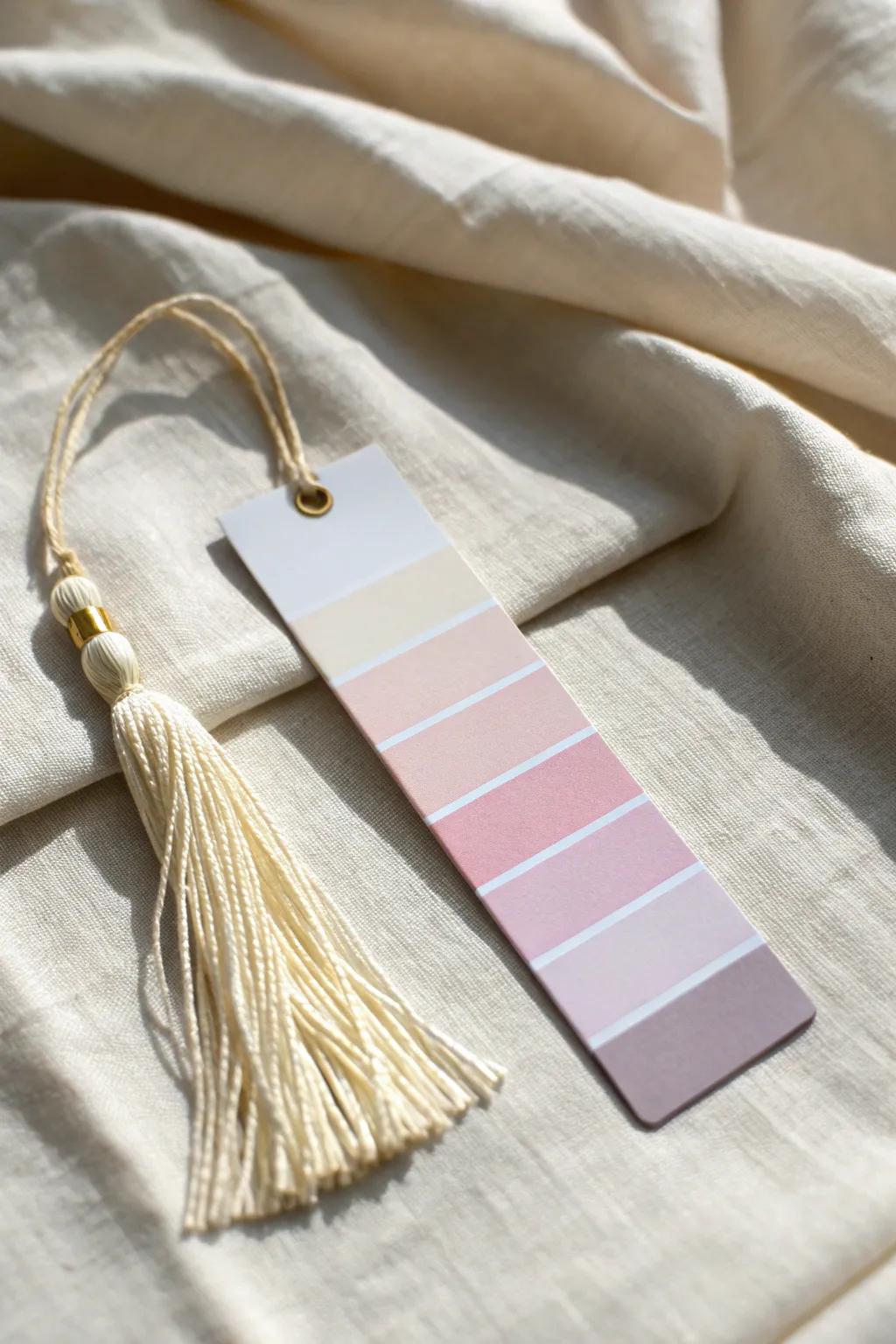 Elevate your reading experience with handcrafted paint chip bookmarks - where simplicity meets creativity.
