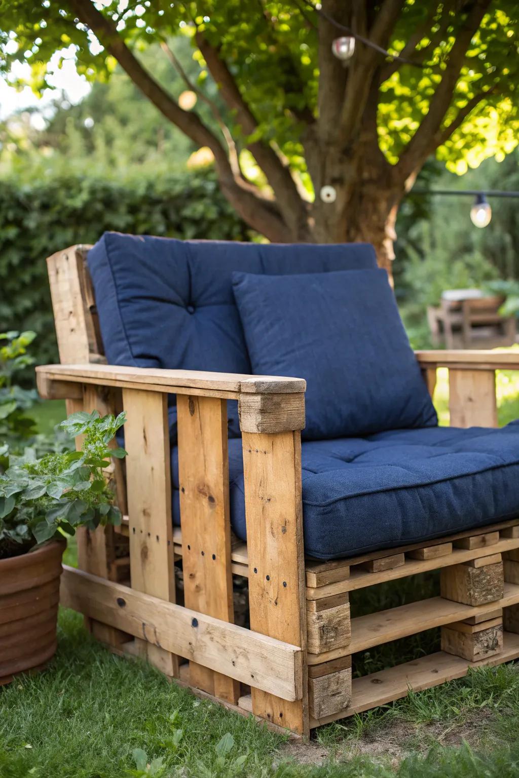 Elevate your outdoor relaxation with the perfect blend of rustic charm and modern comfort.