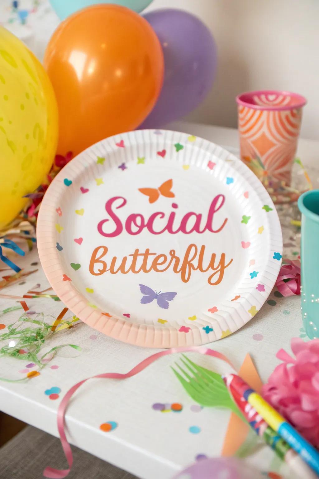 Acknowledge social charm with a Social Butterfly award