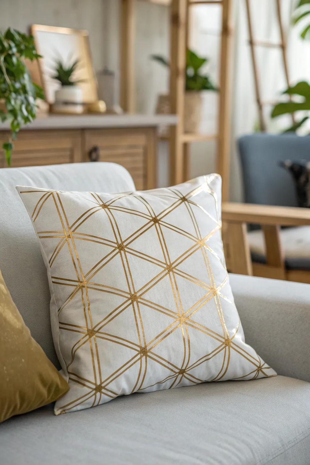 Elevate your space with a touch of modern elegance: Discover the beauty of iron-on vinyl pillows.