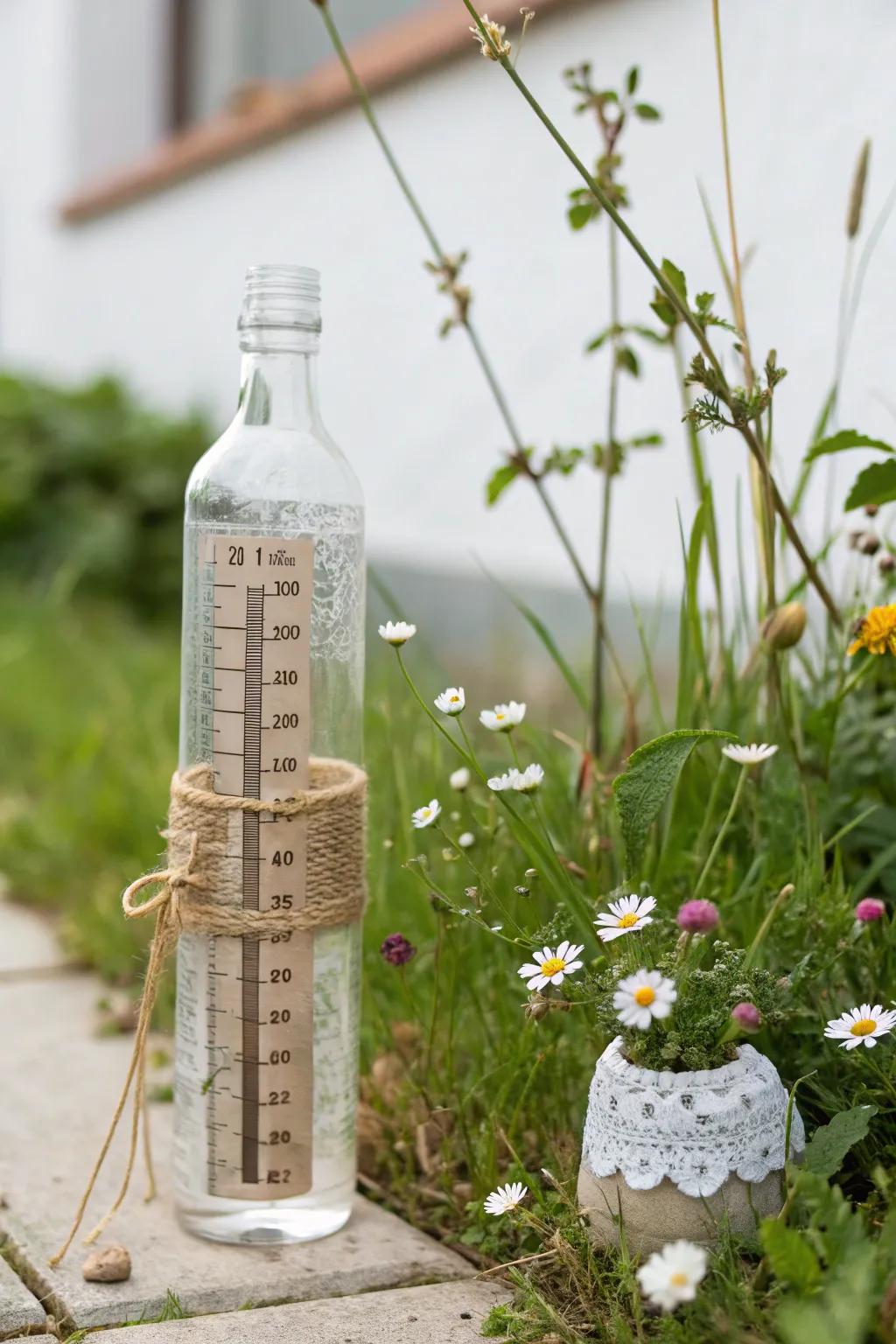 Turn a plastic bottle into a charming rain gauge and bring a touch of nature to your garden. A simple DIY project that blends practicality with Scandinavian elegance.