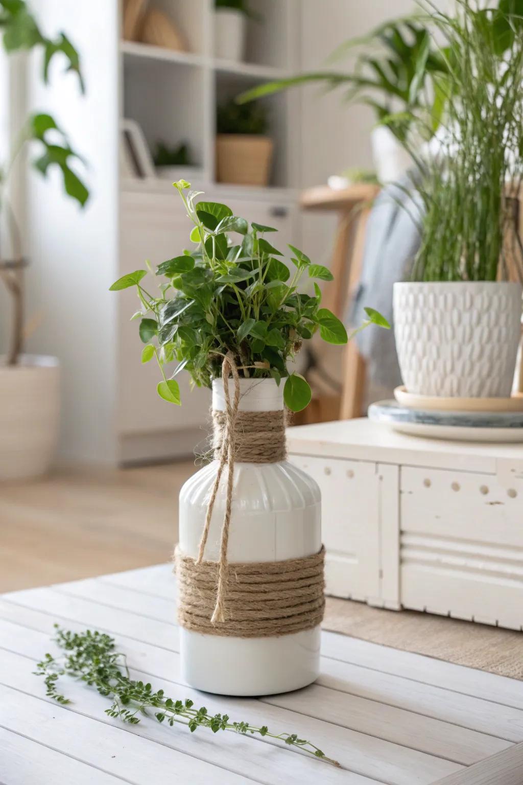 Transform your space with a chic self-watering planter—sustainable, stylish, and oh-so-simple!