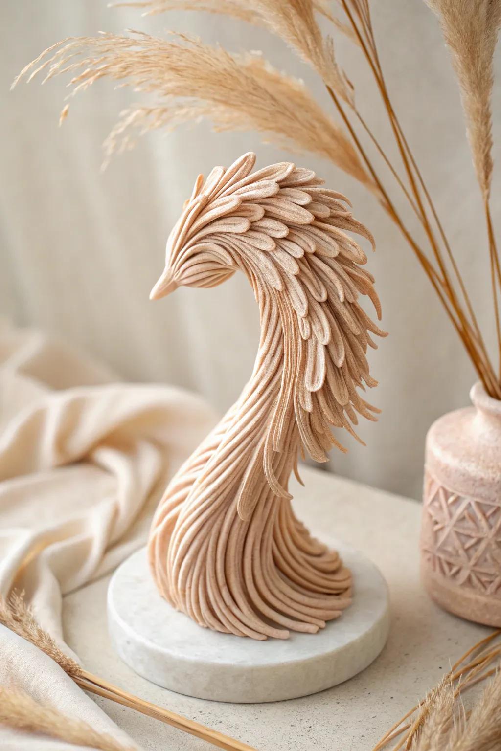 Discover the art of lifelike textures with polymer clay: where craftsmanship meets elegance.