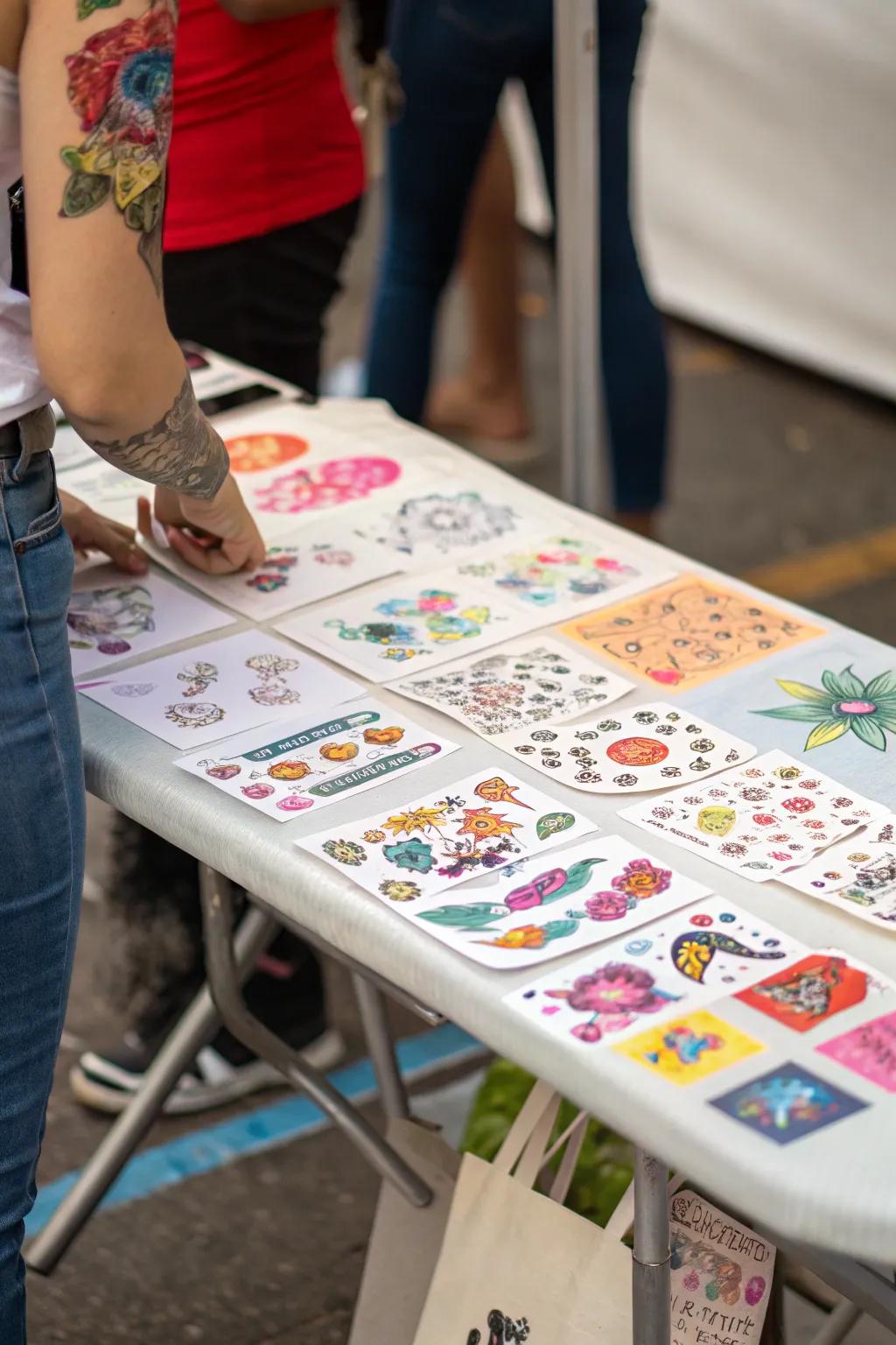 Temporary tattoos add fun and creativity to your event.