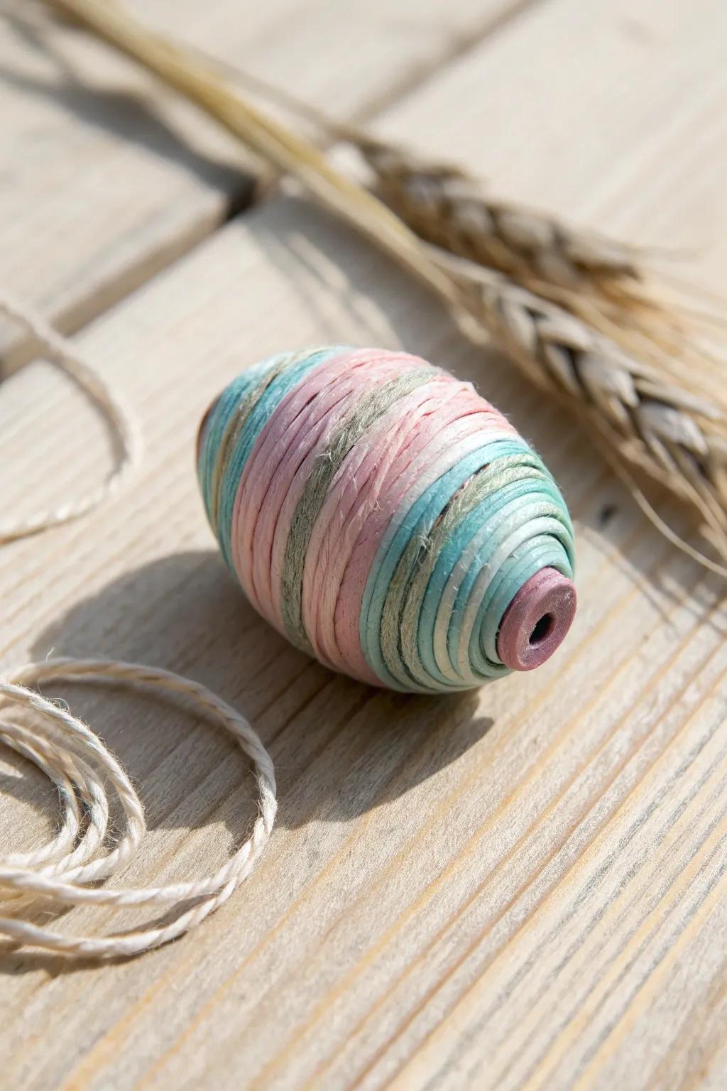 Crafting beauty from recycled paper, one bead at a time. 🌿✨ #HandmadeJewelry #SustainableArt