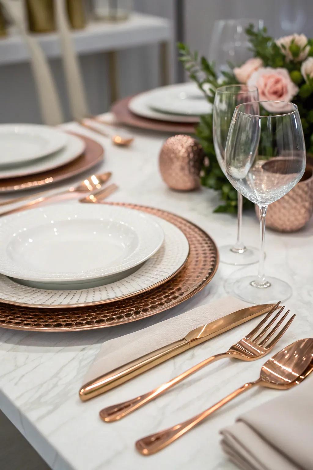 Tableware transforms dining into a stylish affair.