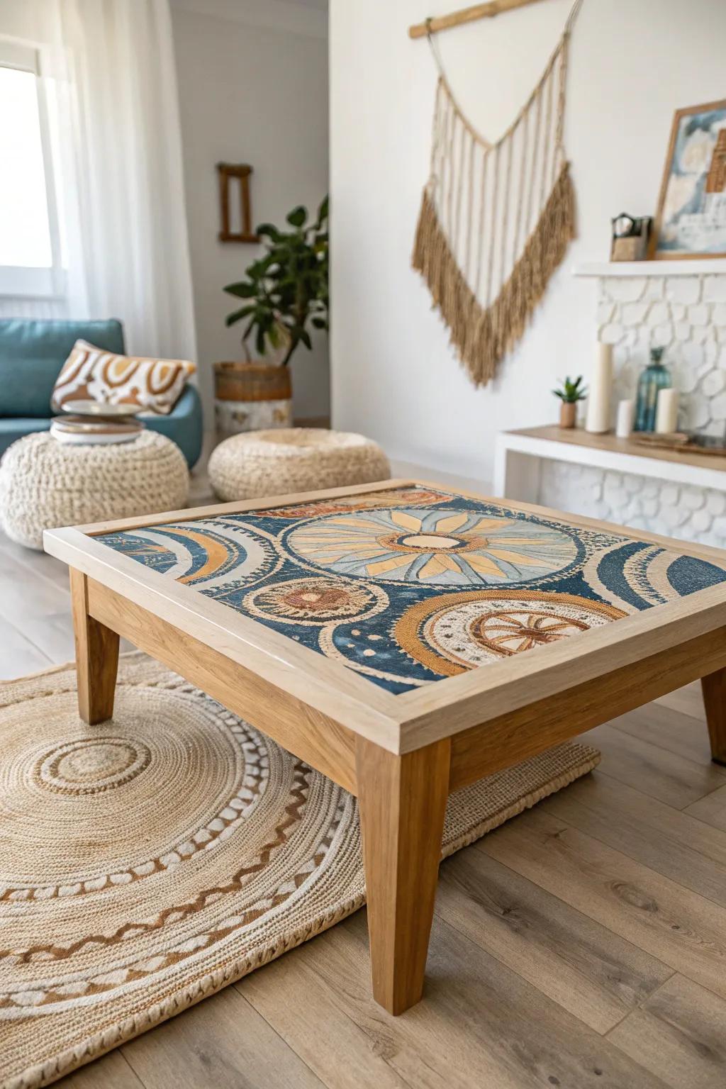 Elevate your living space with a touch of sand art elegance. 🌿✨