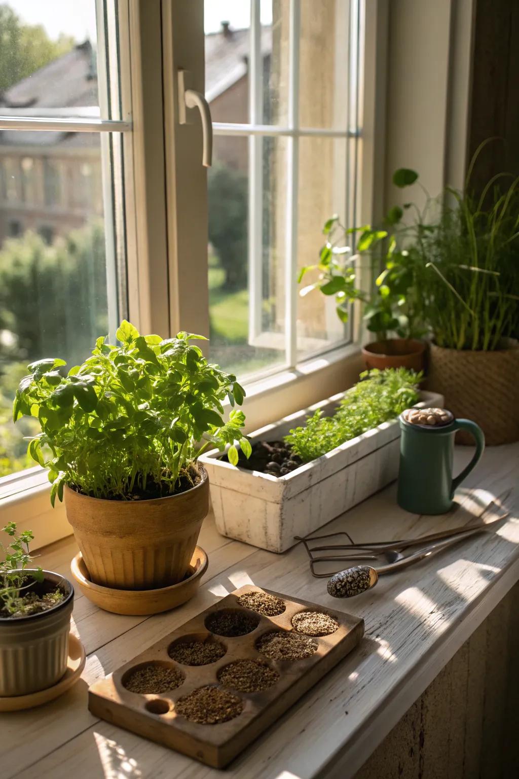 Gardening kits bring the joy of nature into your home.