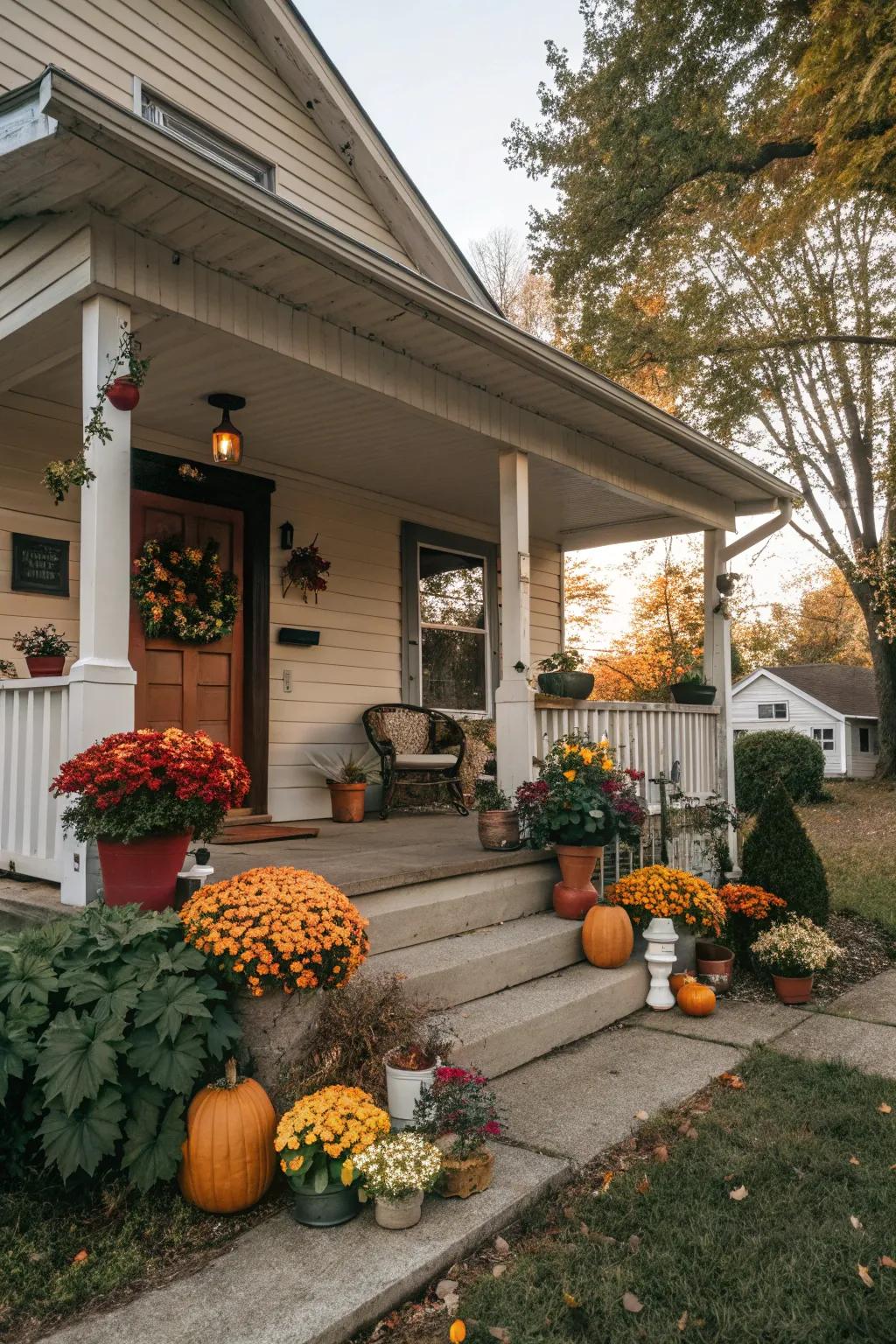 Seasonal decor keeps your porch dynamic.