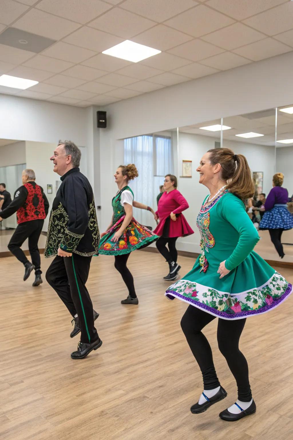 Dance the day away with a traditional Irish dance class.