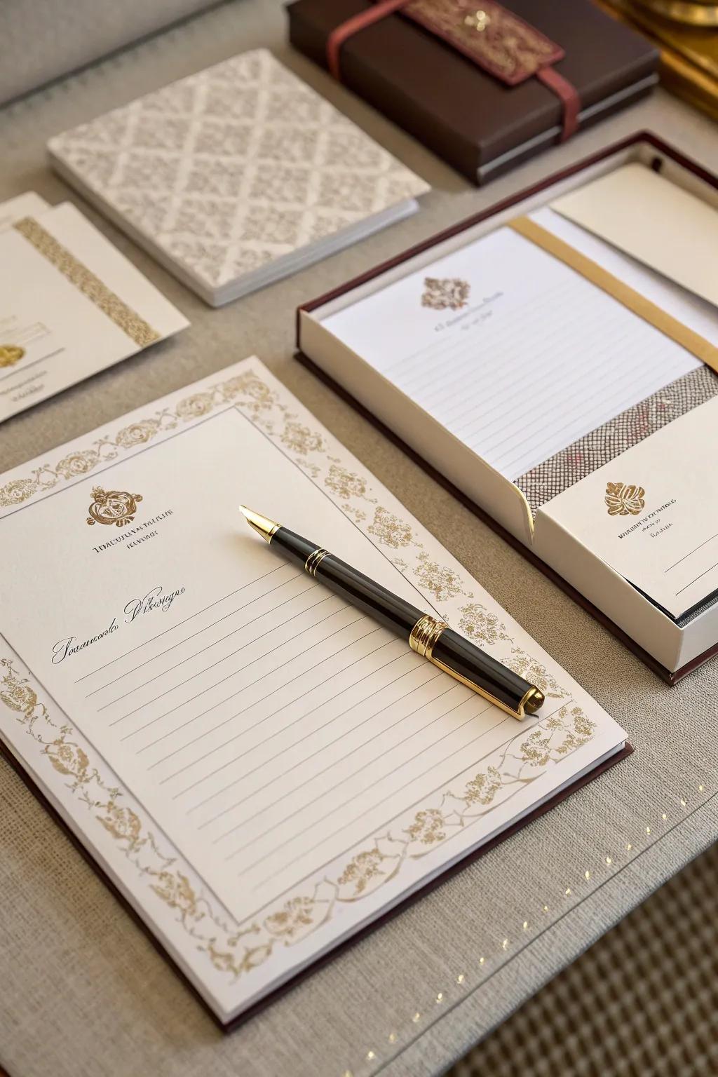 Inspire their words with personalized stationery.